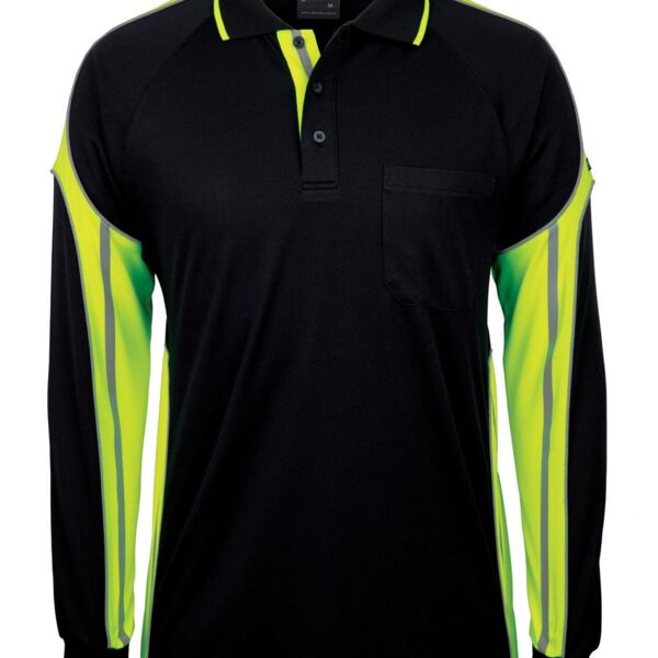6SPPL Men's JB's L/S Street Panel Polo Thumbnail